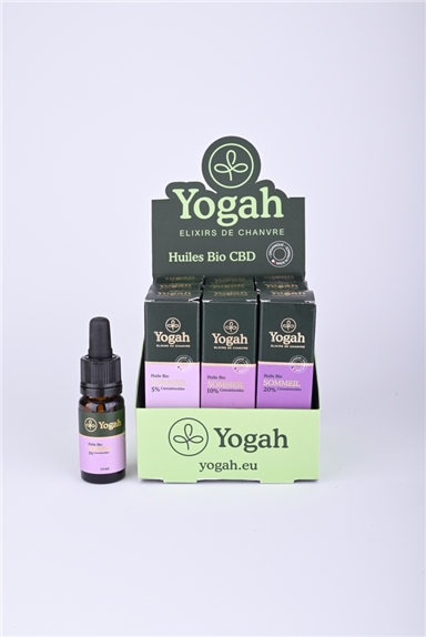 Présentoir 9 Huiles CBD Sommeil