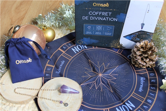 Coffret Pendule Améthyste