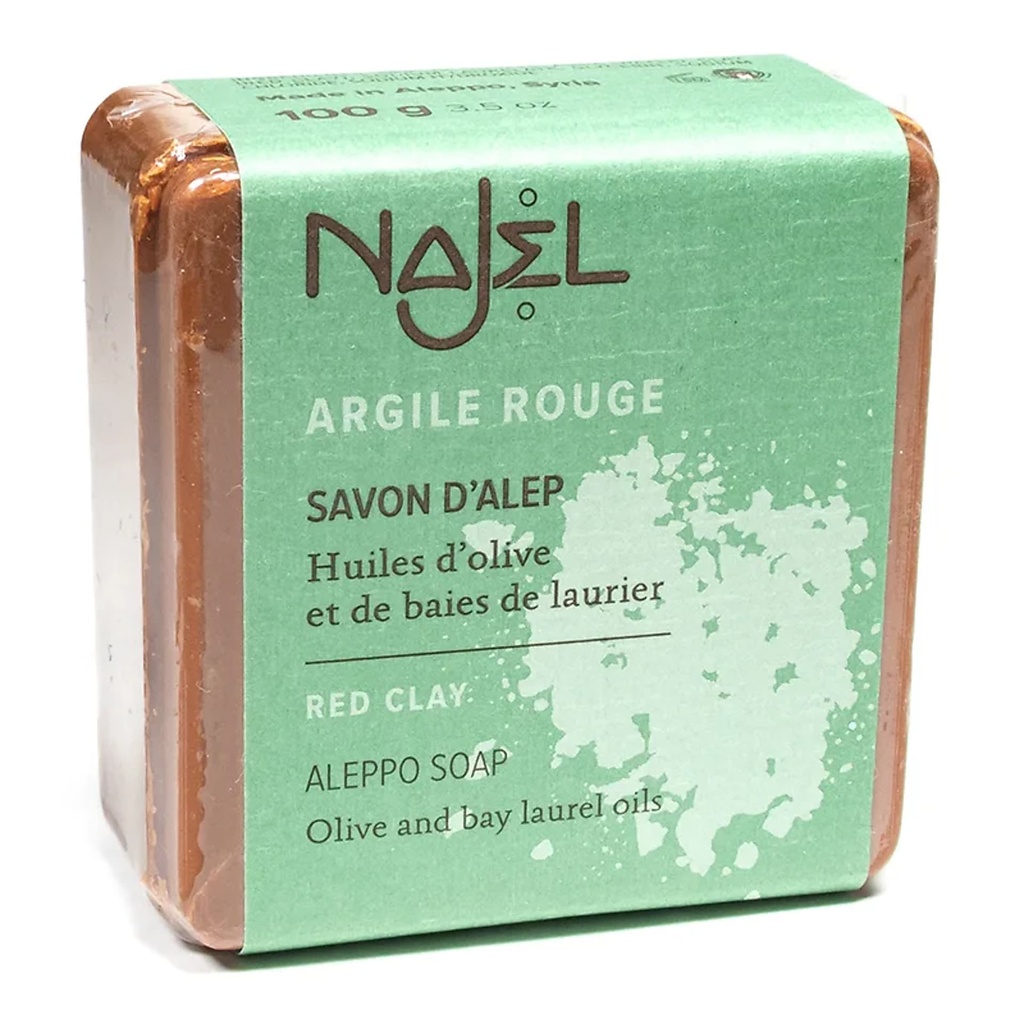 Savon d'Alep à l'argile rouge | 100 g