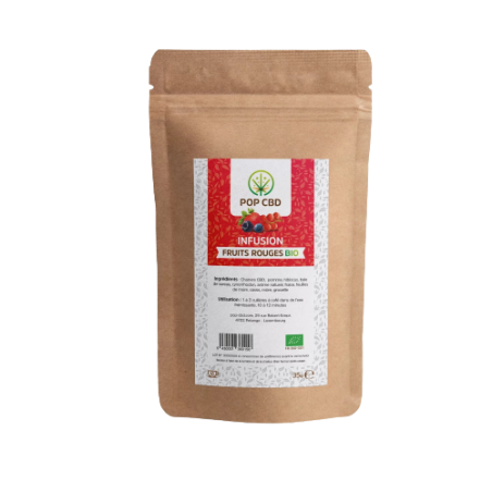 Tisane Bio CBD Fruits Rouges