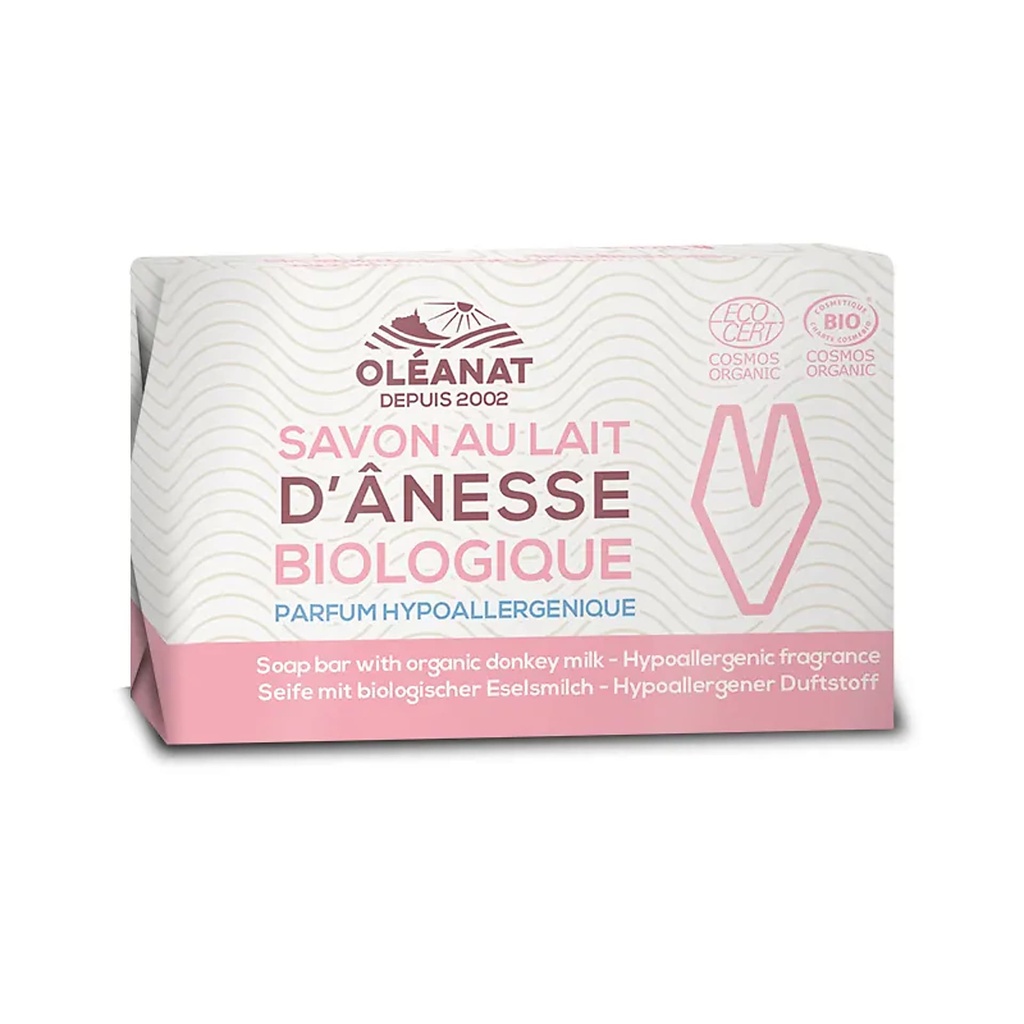 Oleanat Savon au lait d'ânesse légèrement parfumé BIO | 100