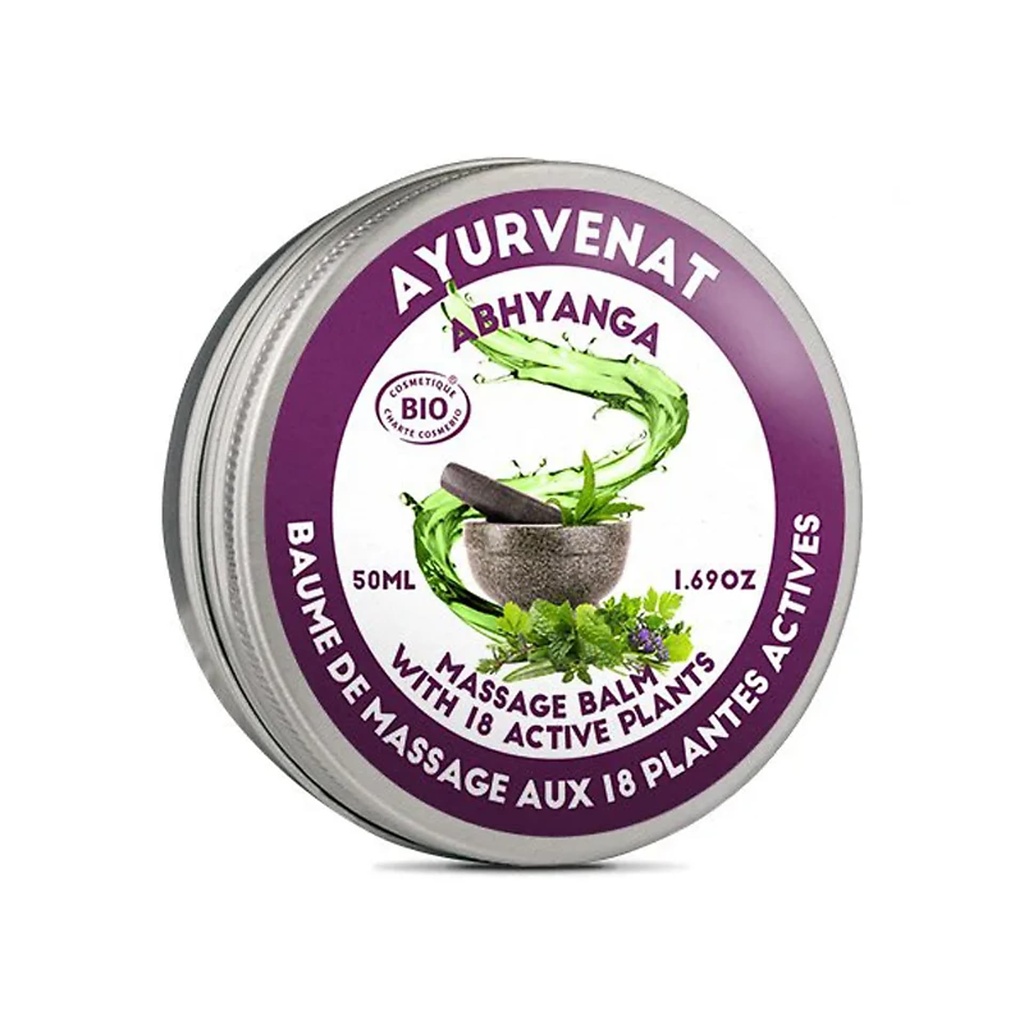 Ayurvenat Baume de massage 18 herbes ayurvédiques BIO | 50 ml