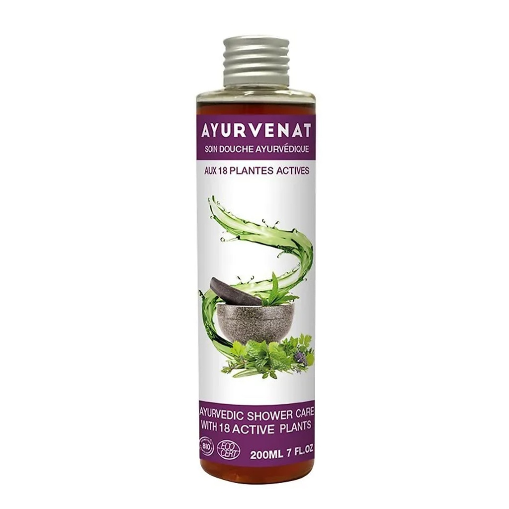 Ayurvenat Gel douche 18 herbes ayurvédiques BIO | 200 ml