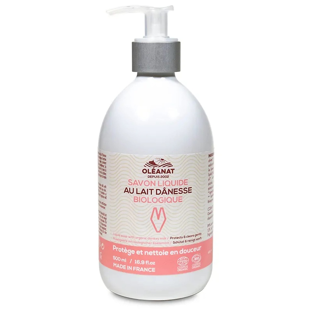 Oleanat savon liquide au lait d'ânesse BIO | 500 ml