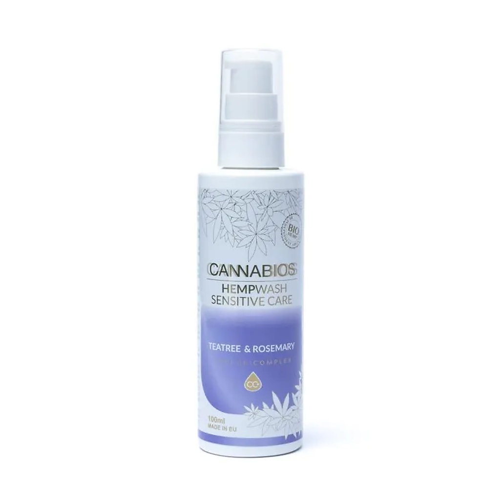 Cannabios HEMPWash Sensitive Care Teatree & romarin BIO | 100ml