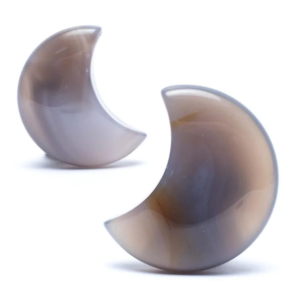 Agate en forme de Lune | 4cm