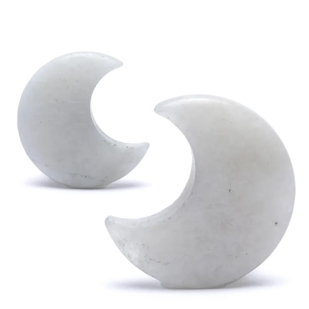 Pierre de Lune en forme de Lune | 4cm