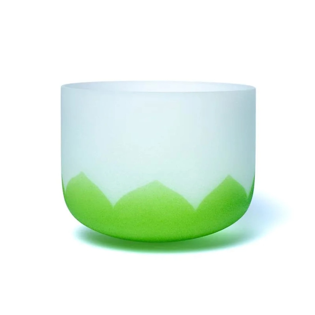 Bol chantant en cristal lotus 4ème chakra Fa 432Hz | 30cm