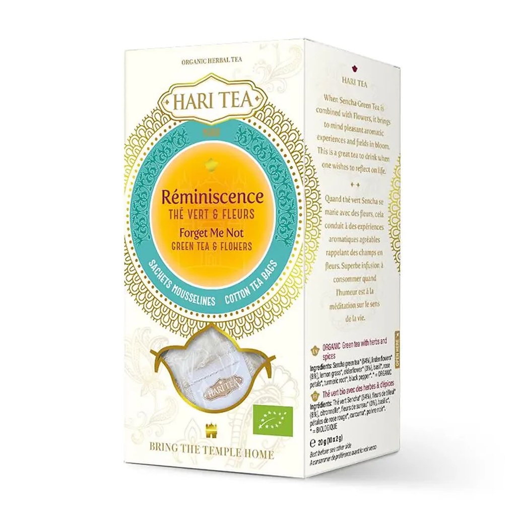 Hari Tea Forget Me Not thé vert et fleures BIO | 20 g
