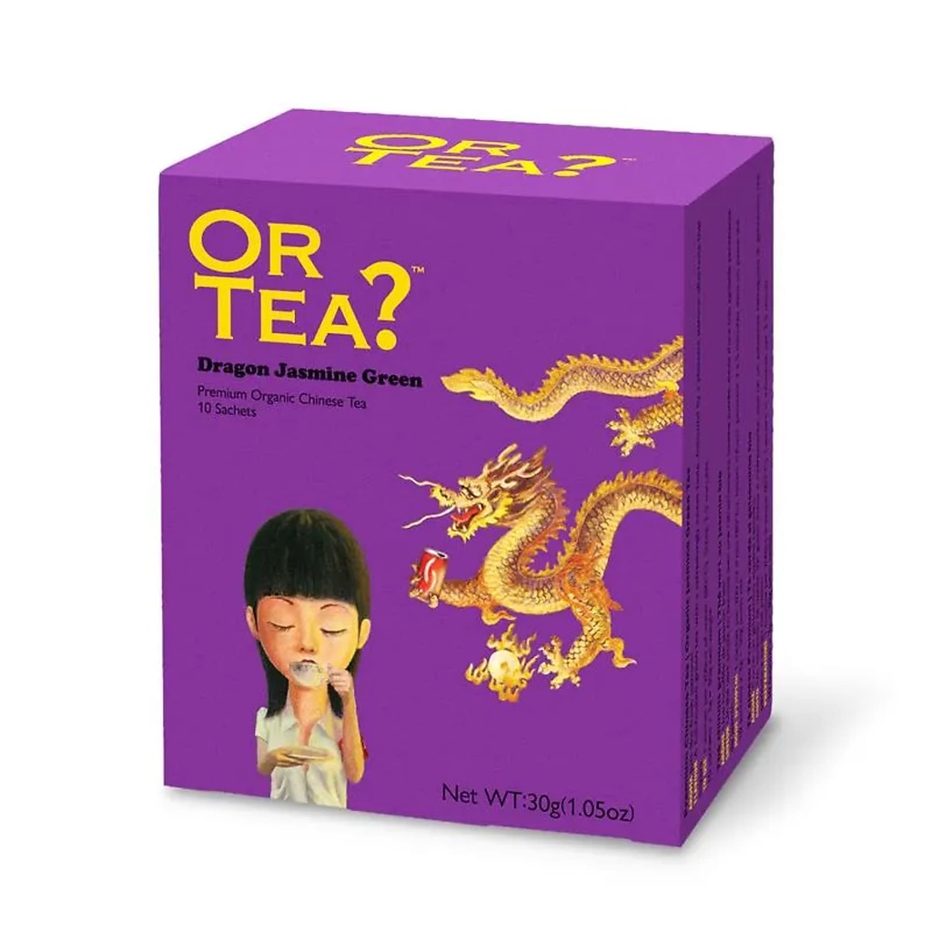 Or Tea? Dragon Jasmin Thé vert 10 sachets bio | 30g