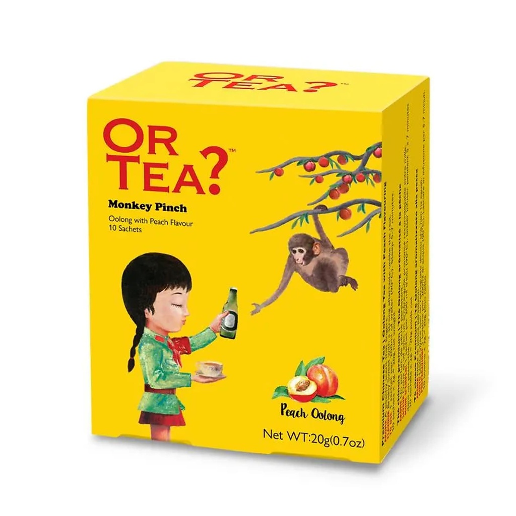Or Tea? Monkey Pinch Peach thé Oolong 10 sachets -- 20g