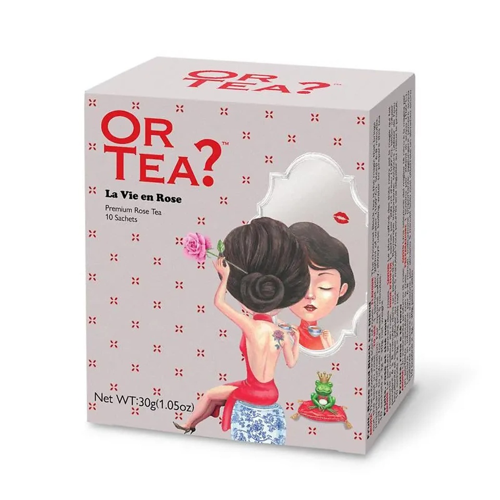 Or Tea? La Vie En Rose thé noir 10 sachets | 30g