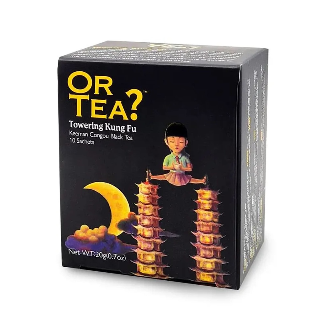 Or Tea? Towering Kung Fu Thé noir 10 sachets | 20g