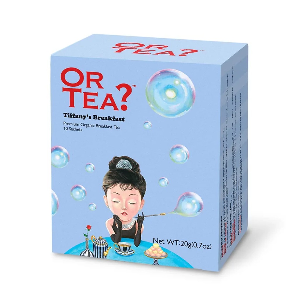 Or Tea? Tiffany’s Breakfast thé noir 10 sachets BIO | 20g