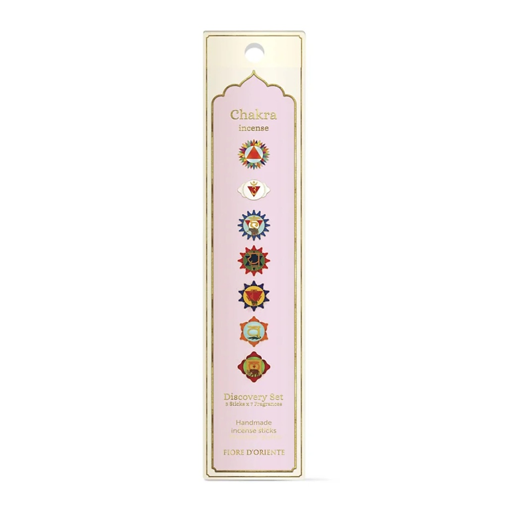 Coffret découverte d'encens Fiore d'Oriente Chakra | 42g