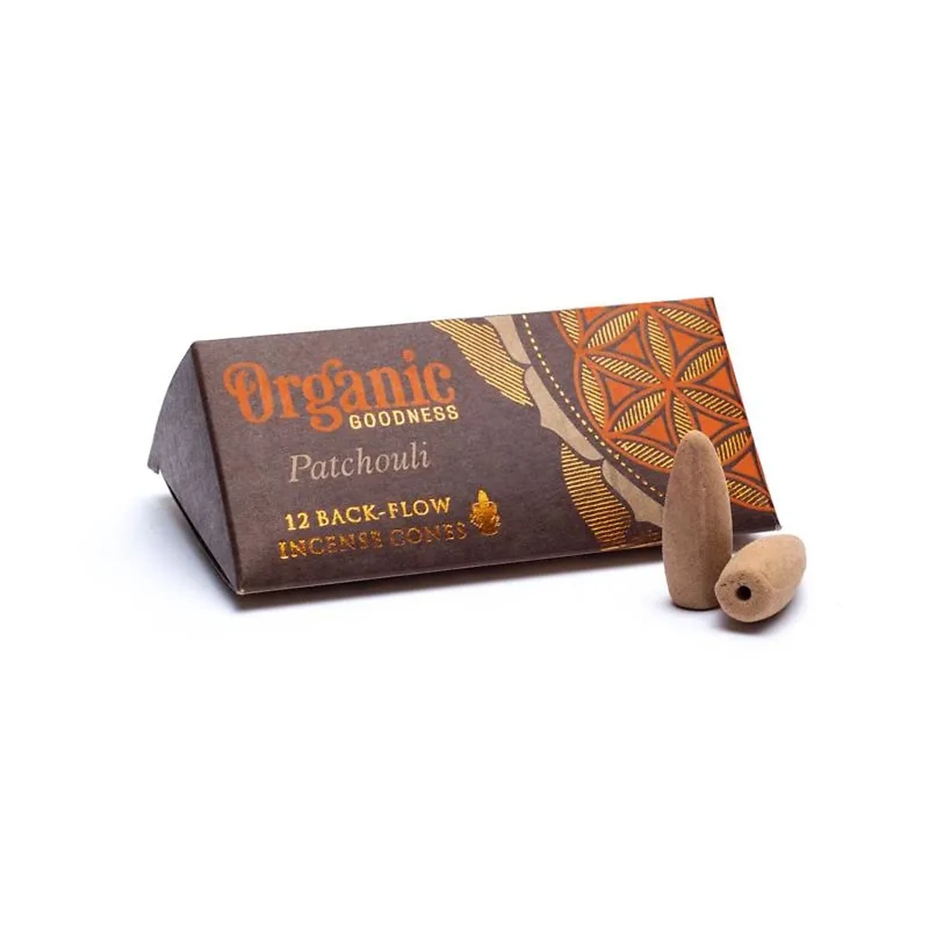 [8903833917298] Patchouli naturel cônes d'Encens à refoulement  -- 24 g