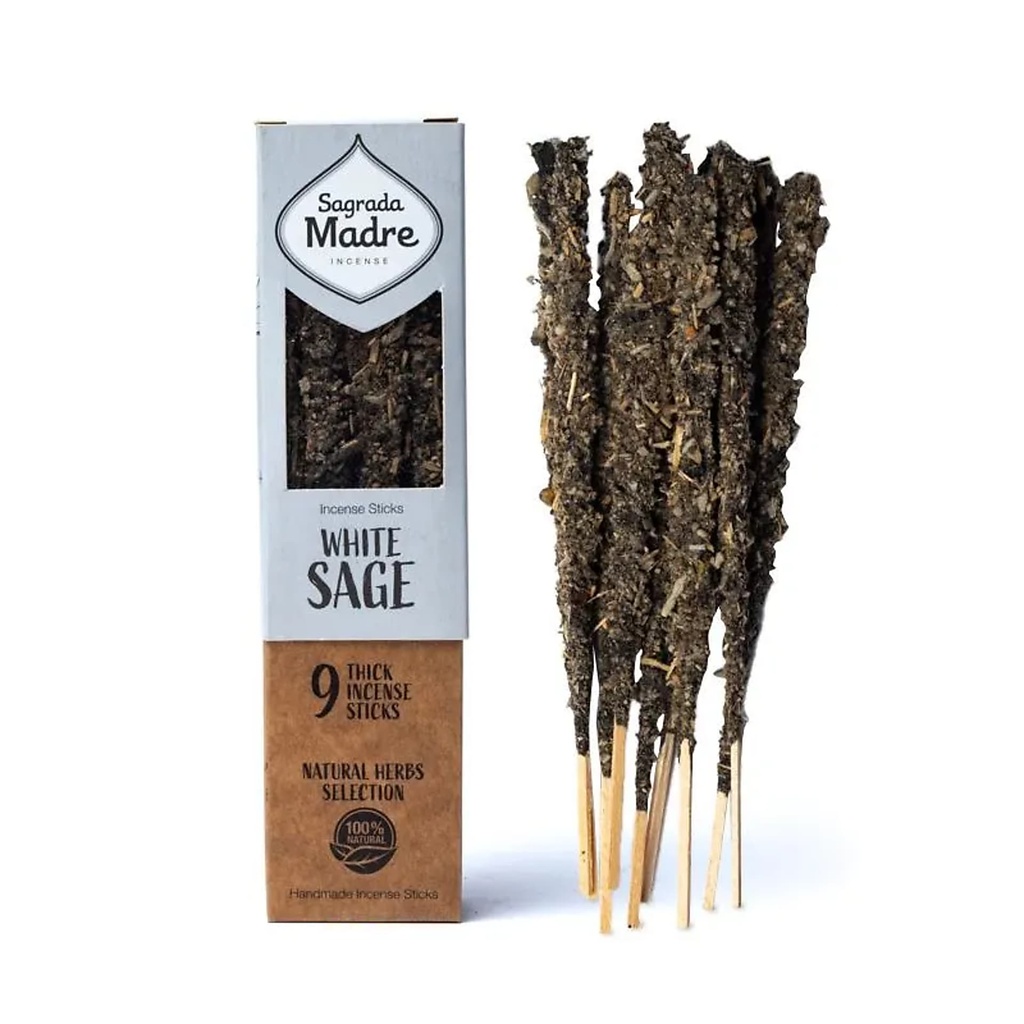 Sagrada Madre Encens aux herbes  Sauge Blanche | ±44g