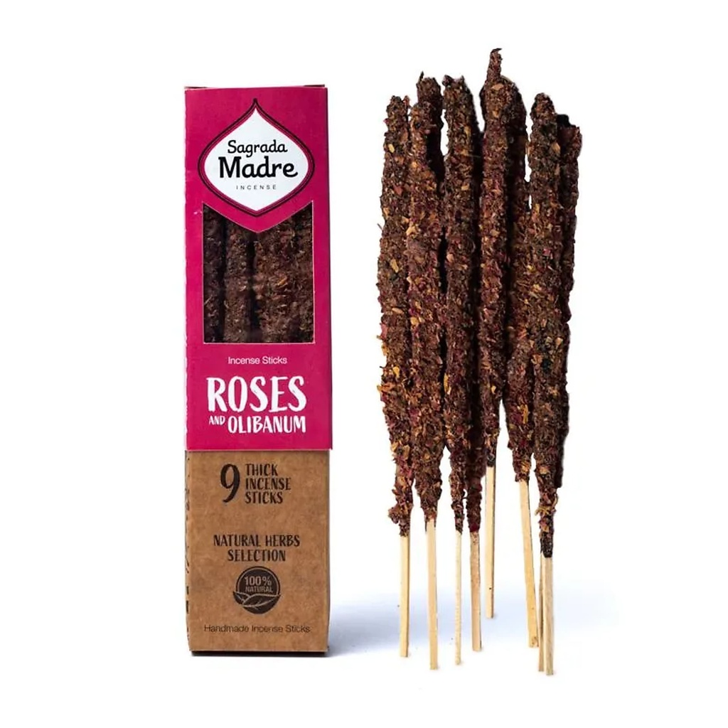 Sagrada Madre Encens aux herbes Rose & Olibanum | ±44g