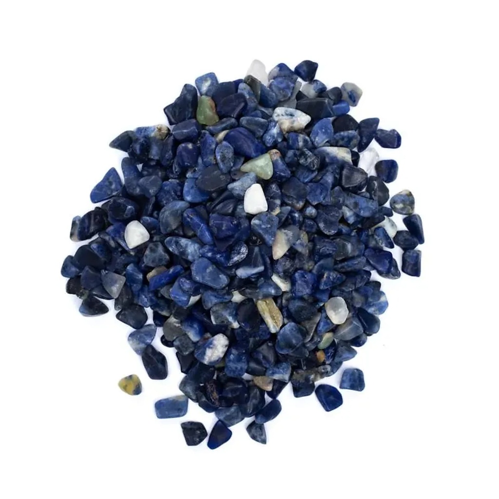 Pierres polies Sodalite qualité A/B | ±800 g ; ±0.5-2.5cm