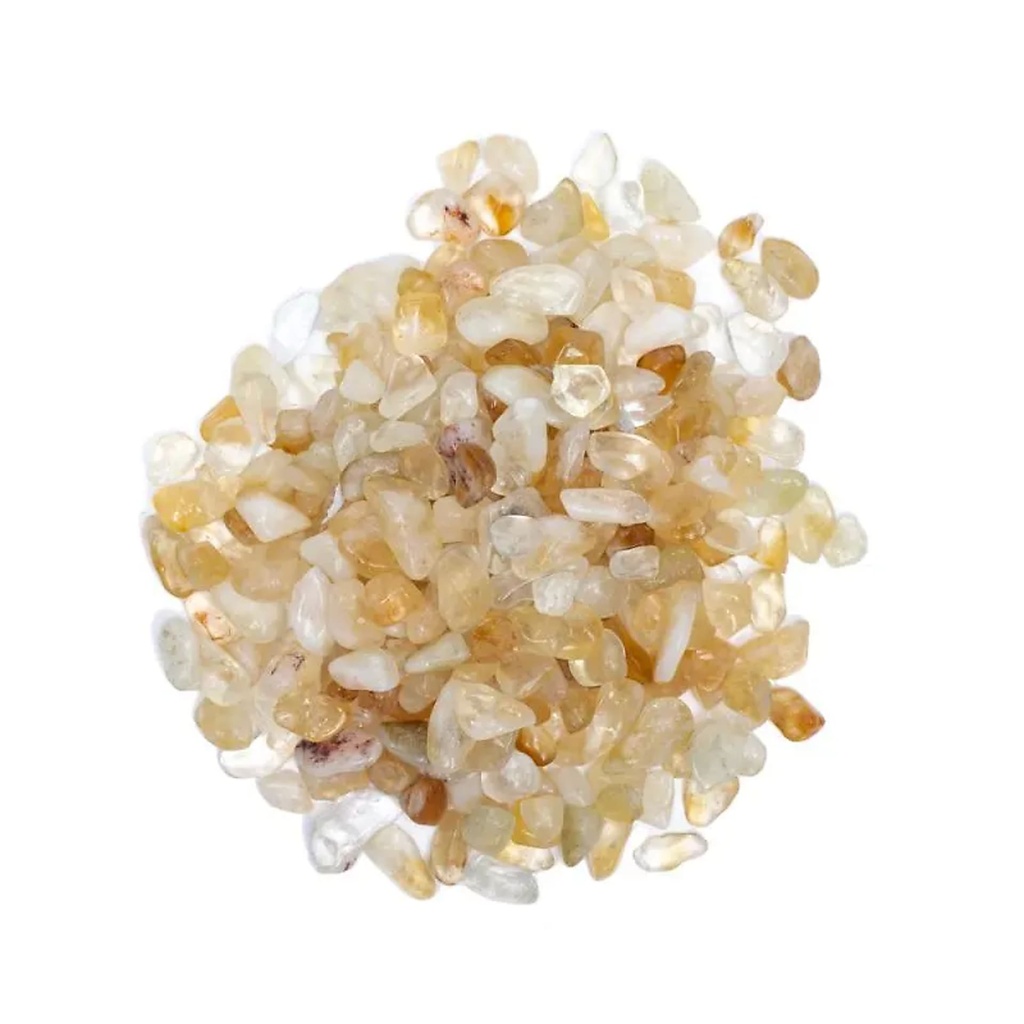 Pierres polies Citrine (Améthyste brulée) qualité A/B  | ±800g; ±0.5-2.5cm