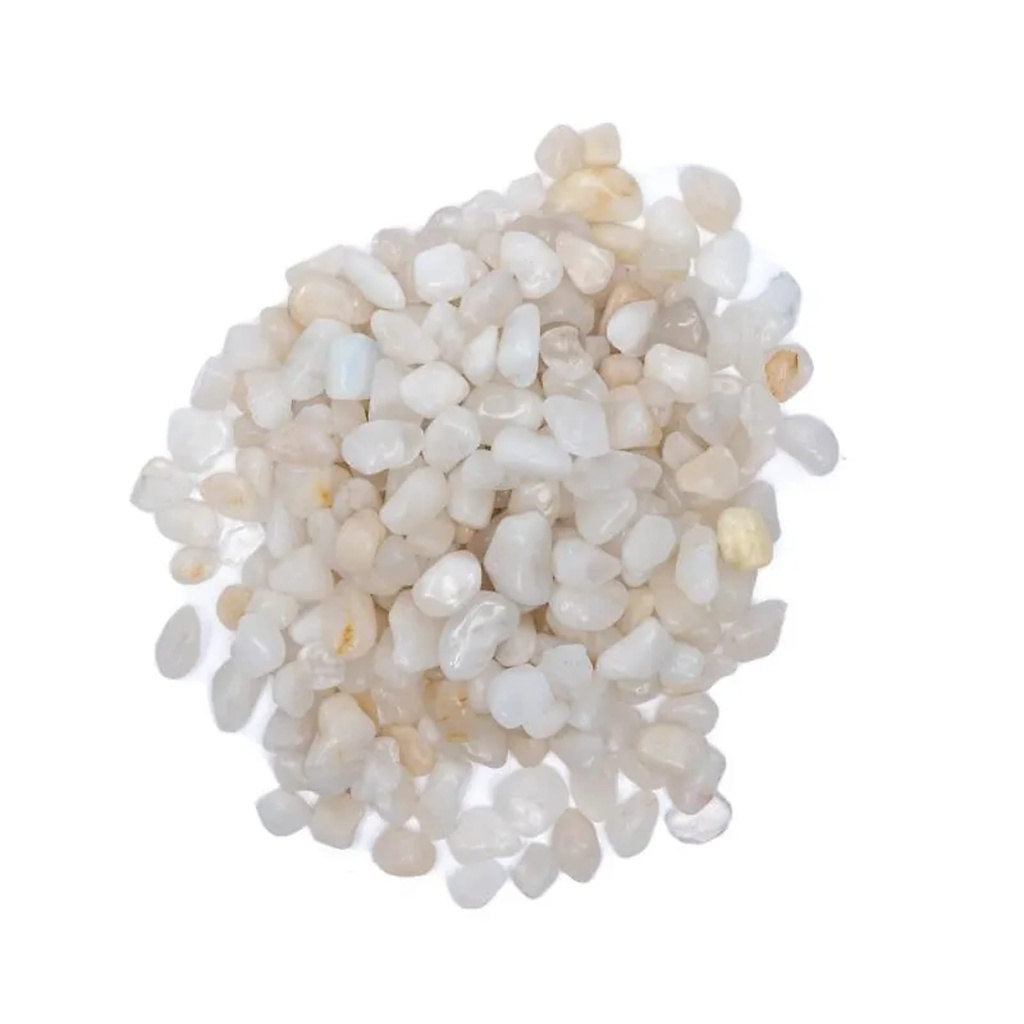 Pierres polies Quartz Laiteux qualité A/B | ± 800 g ; ±0.5-2.5cm