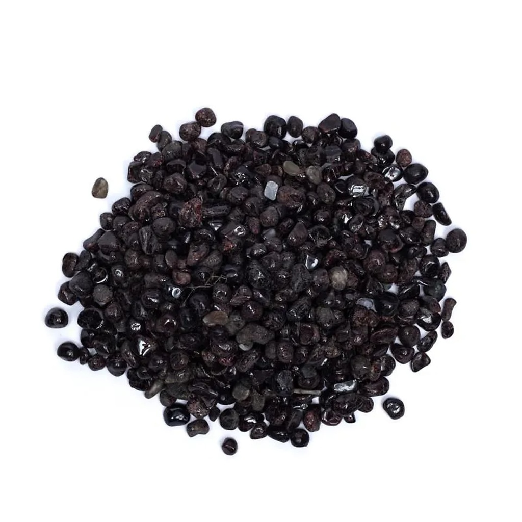 Pierres polies Grenat qualité A/B | ± 800 g ; ±0.5-2.5cm