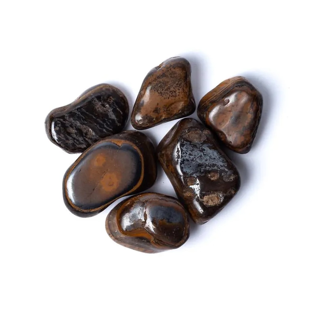 Oeil de tigre Pierres Polies de Qualité A | ± 500g; ±4-6cm