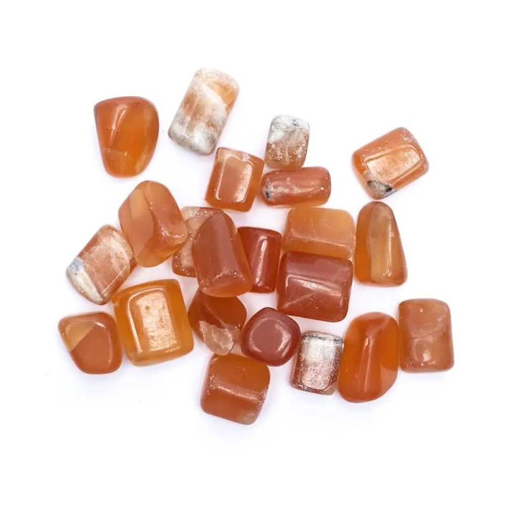 Calcite miel pierres polies Qualité AA | ±500g; ±2-3cm