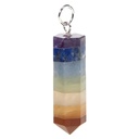 Pendentif 7 pierres de chakra| 3.5cm