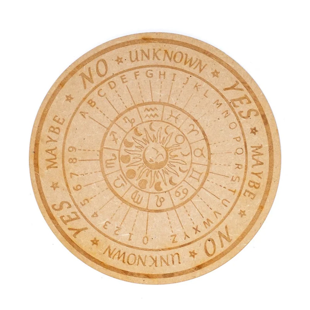 Planche pendule astrologie gravée | 20cm