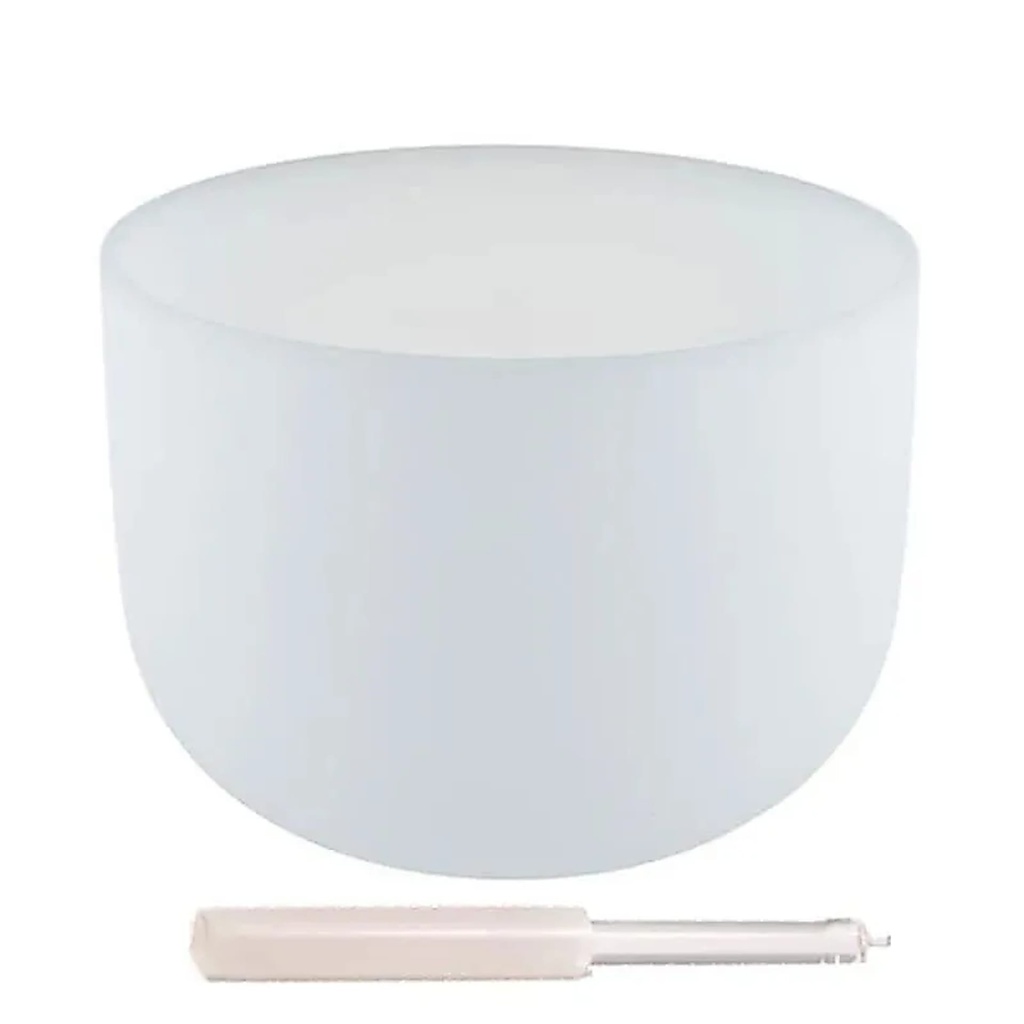 Bol chantant de cristal note RE 432 Hz -- 35 cm