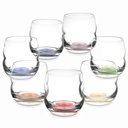 Verre Mythos SET 7 chakra - symboles et textes | 7x250 ml