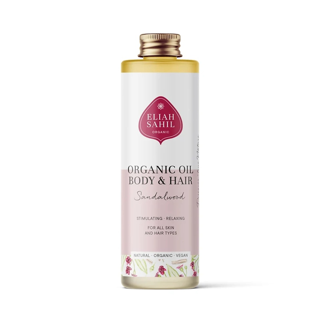 Huile Corps & Cheveux Amande Santal bio Eliah Sahil | 100 ml