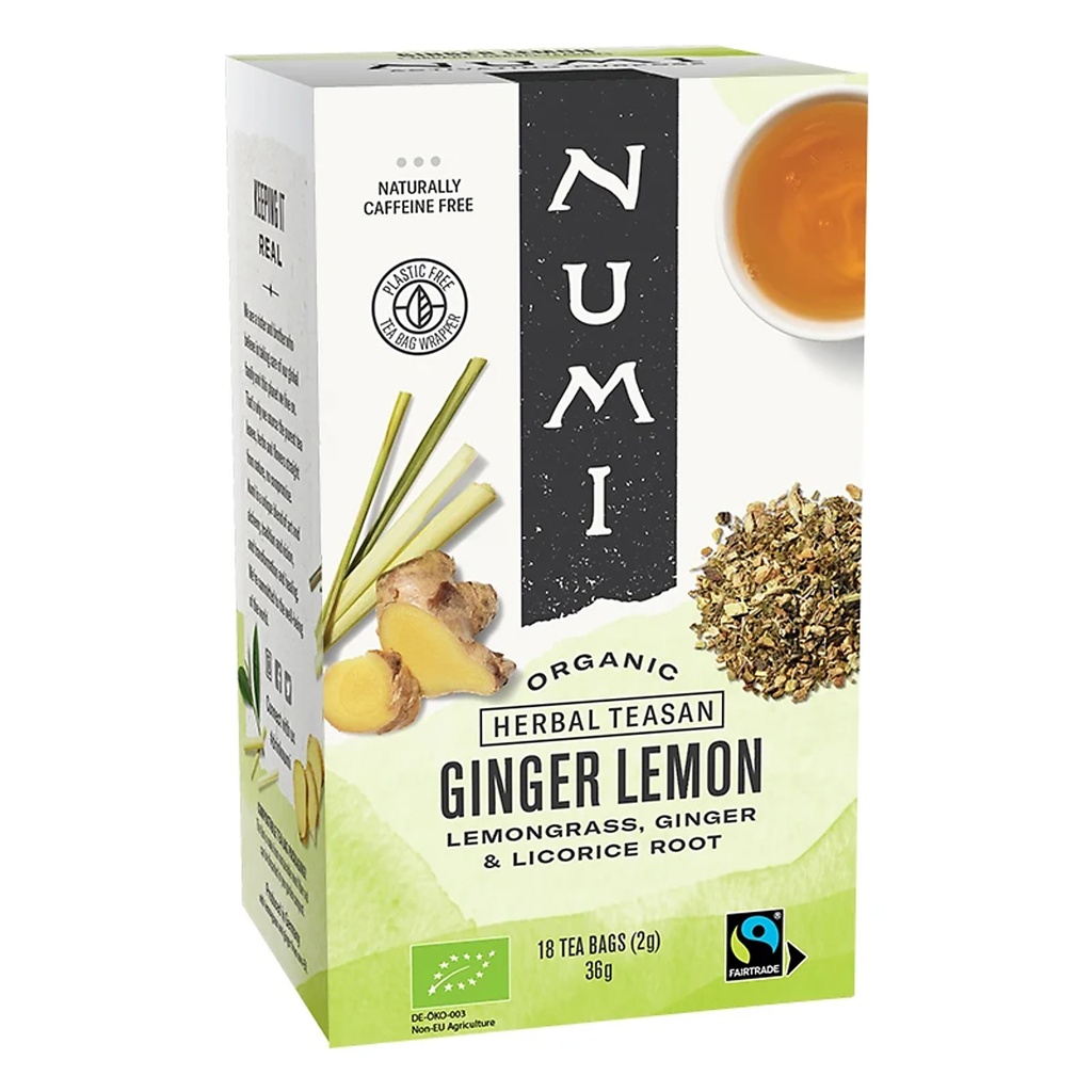 Numi Tisane Bio Gingembre Citron | 18x2 g
