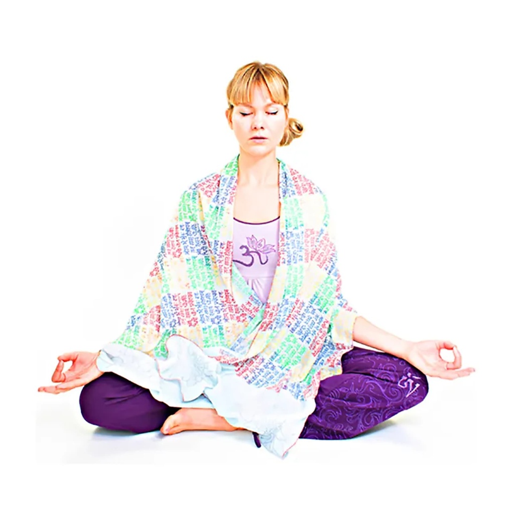 Châle de Méditation Gayatri Mantra | 210x65 cm