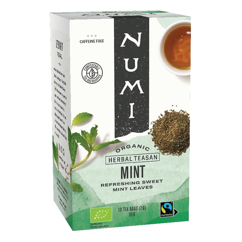 Numi Thé bio aux herbes Mint | 18x2g