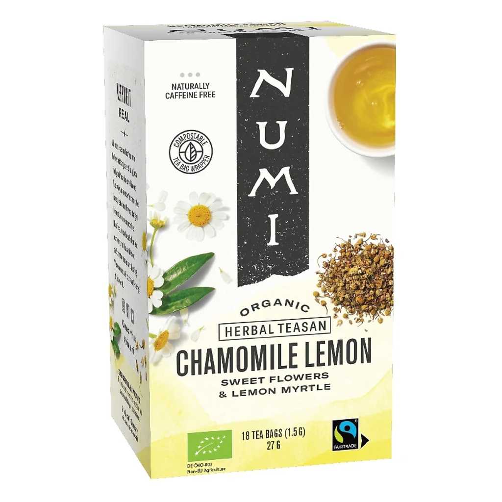 Numi Thé bio aux herbes  Chamomile Lemon | 18x1.5g
