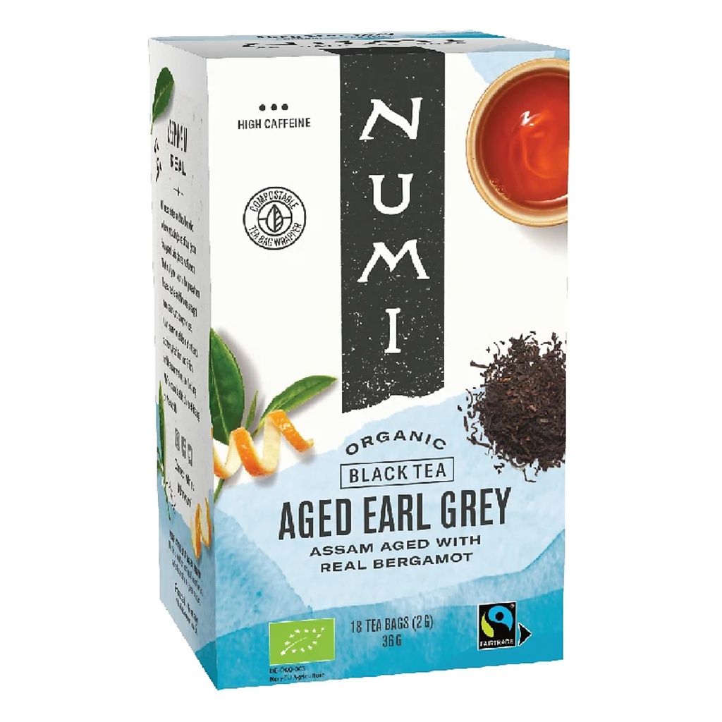 Numi Thé bio Aged Earl Grey |18x2g