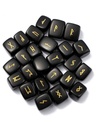 Runes en Obsidienne noire