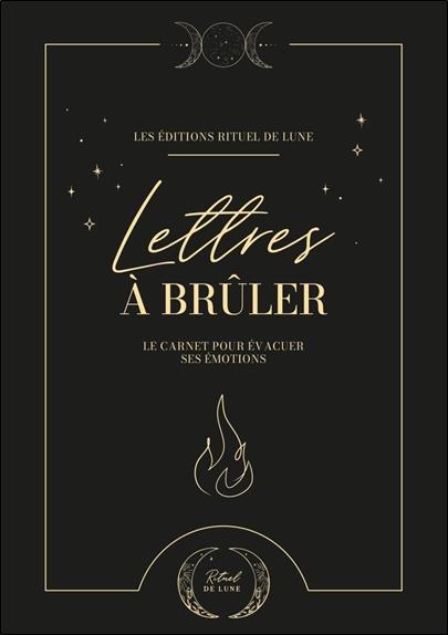 Carnet lettres a brûler