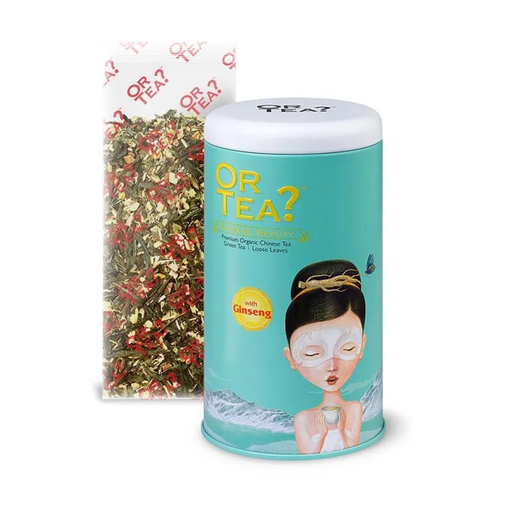 Or Tea? Ginseng Beauty Thé vert aux herbes vrac BIO -- 75 g