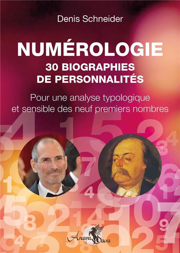 Numérologie : 30 biographies de personnalités
