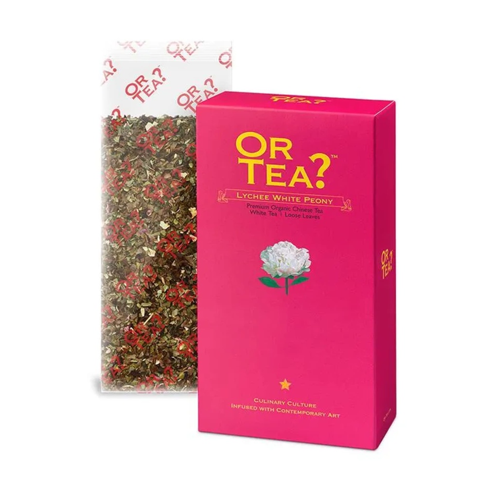Or Tea? Lychee White Peony Thé blanc recharge BIO -- 50 g