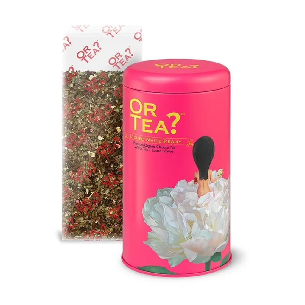 Or Tea? Lychee White Peony Thé blanc en vrac BIO -- 50 g
