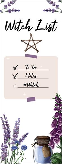 [épuisé] Witch list witch