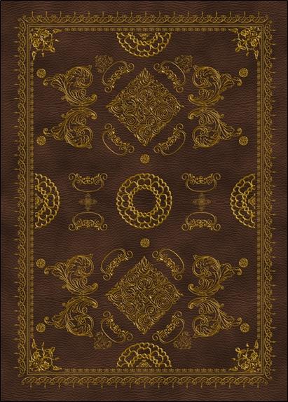 Grimoire Vierge à l'ancienne : marron