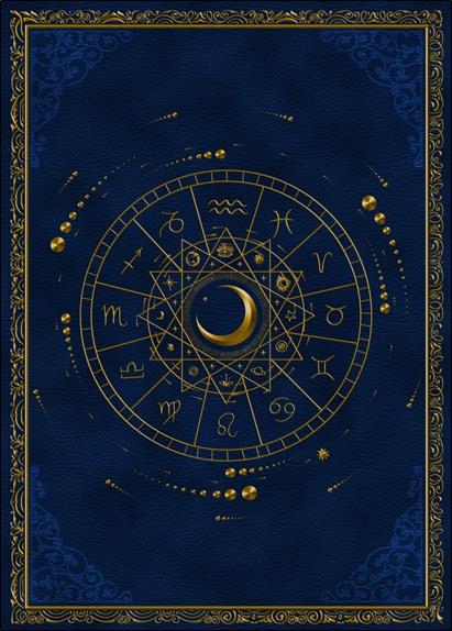 [9782367361819] Grimoire vierge astrologique : bleu