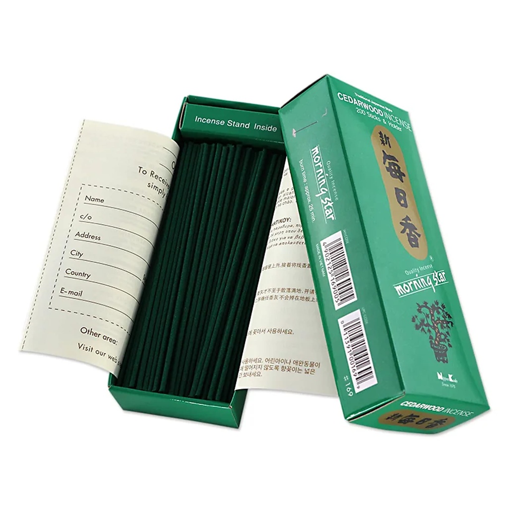 Encens Morning star - Bois de cèdre | 70 g