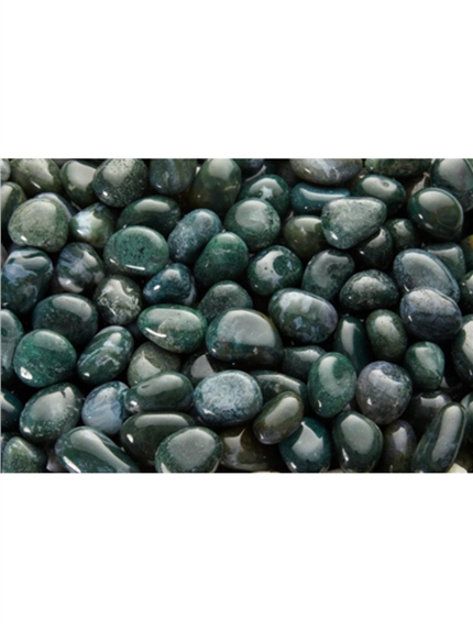 Pierres roulées - Agate mousse - Sachet 500 grs