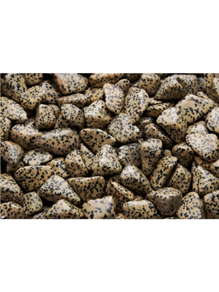 Pierres roulées - Jaspe Dalmatien - Sachet 500 grs